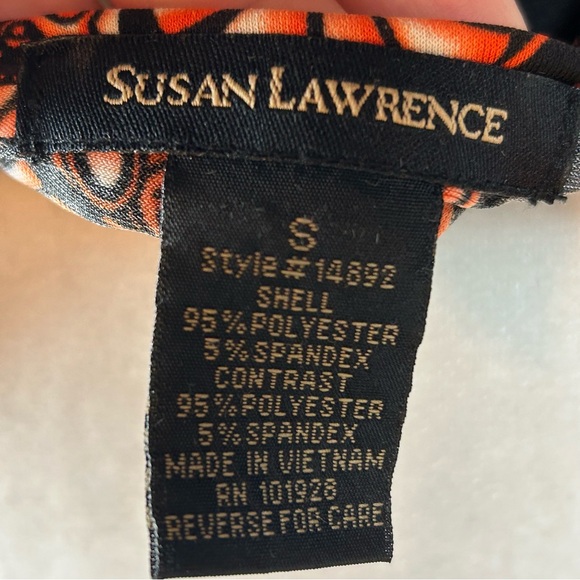 Susan Lawrence Flutter Sleeve Jewel Embellished Top - Picture 10 of 11